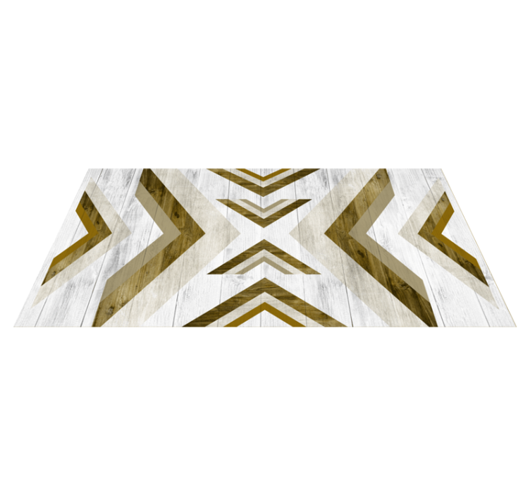 Alfombra de vinilo geométrica para escritorio estructurado - TenVinilo