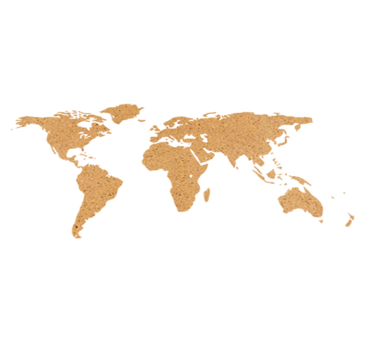 Alfombra de vinilo mapamundi vinilo decorativo mapamundi - TenVinilo