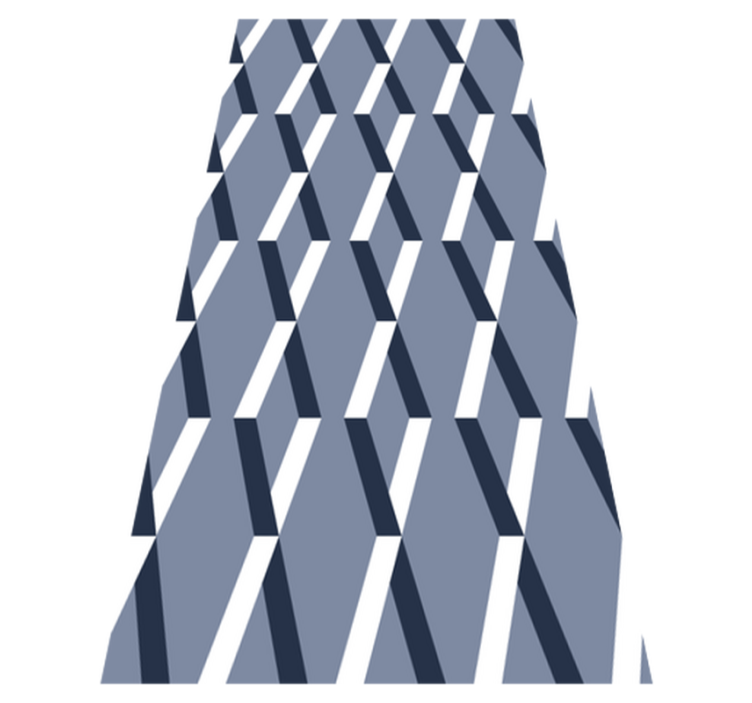 Alfombra vinílica baño rombos 3d - TenVinilo