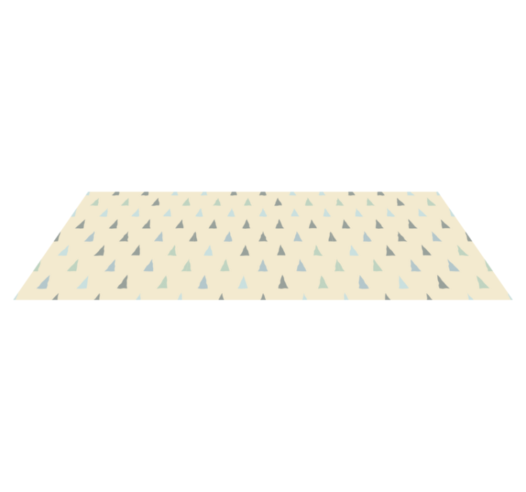 Alfombra vinílica triángulos estilo escandinavo - TenVinilo