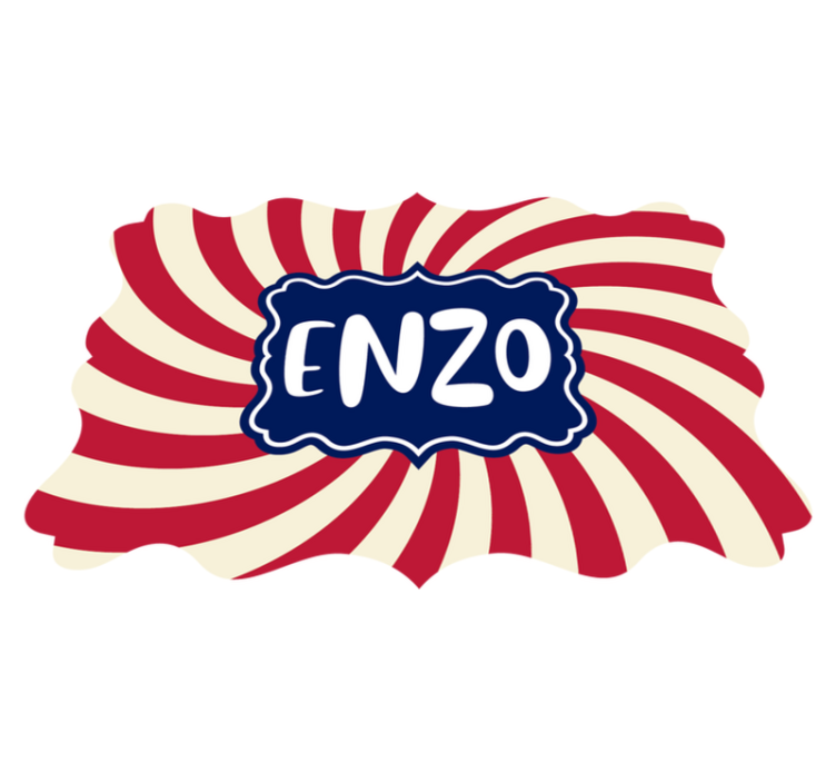 Alfombra vinílica personalizable rayas personalizadas - TenVinilo