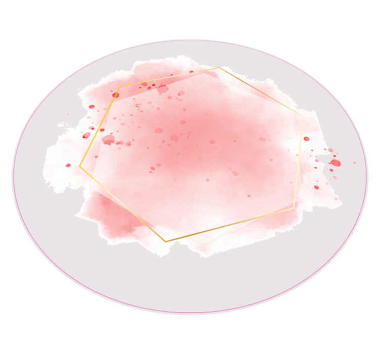 Alfombra vinílica minimalista acuarela abstracta - TenVinilo