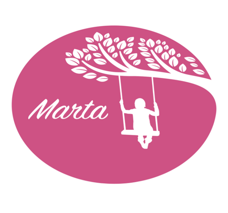 Alfombra vinílica personalizable columpio personalizado - TenVinilo