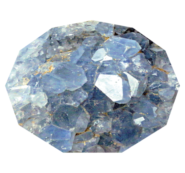 Alfombra vinílica textura patrón de cristal glacial - TenVinilo