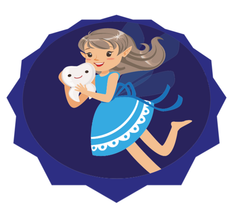 Alfombra de vinilo infantil aventura del hada de los dientes - TenVinilo