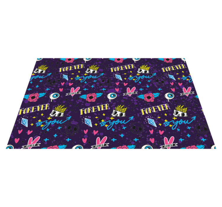 Alfombra vinílica infantil para siempre tu diseño - TenVinilo