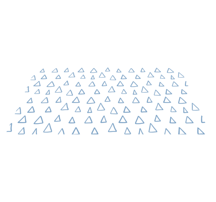 Alfombra de vinilo geométrica diseño con patrón triangular - TenVinilo