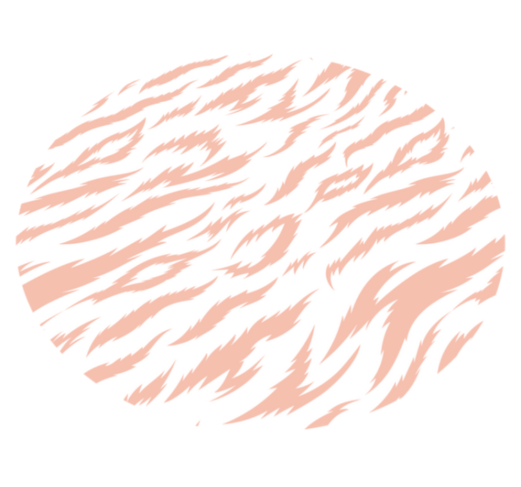 Alfombra vinílica animal print motivo de rayas de tigre - TenVinilo