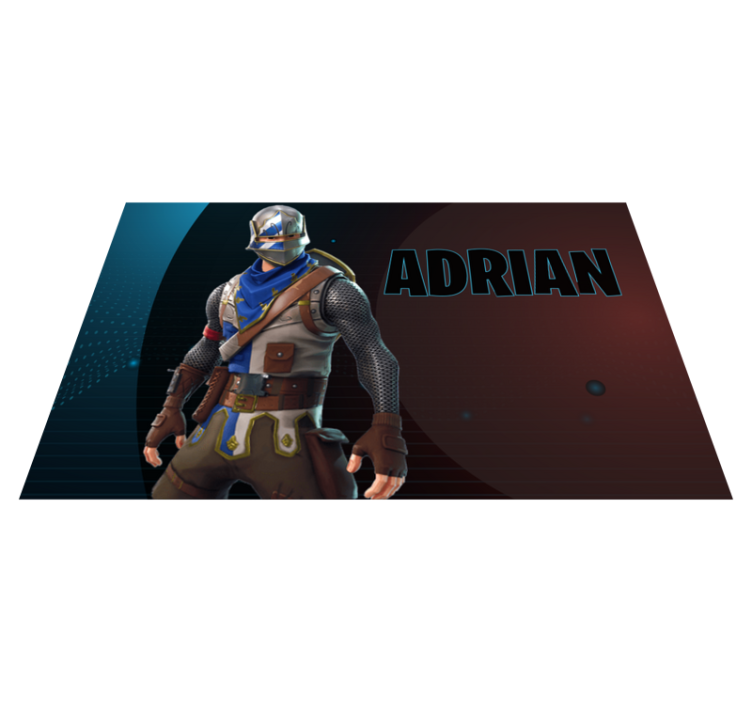 Alfombras vinílicas juvenils personaje de juego heroico - TenVinilo