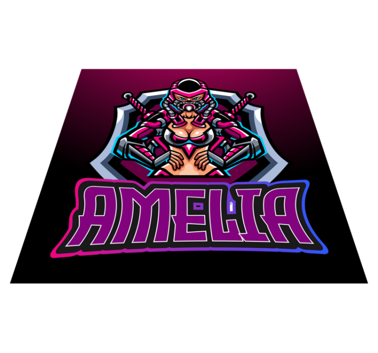 Alfombras vinílicas juvenils heroína del juego con nombre - TenVinilo