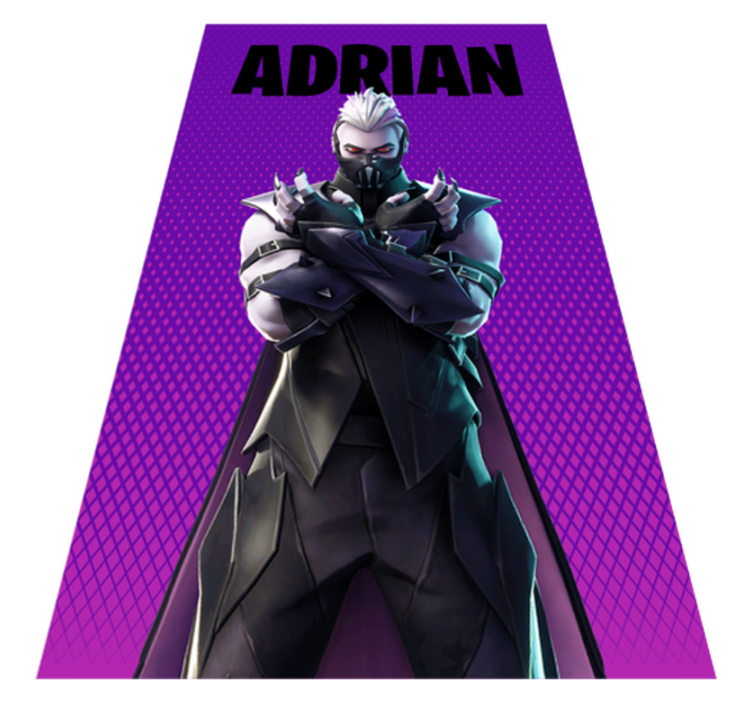 Alfombras vinílicas juvenils nombre de juego personalizable - TenVinilo