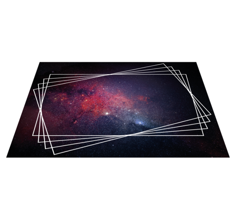 Alfombras vinílicas modernas patrones de nebulosas cósmicas - TenVinilo