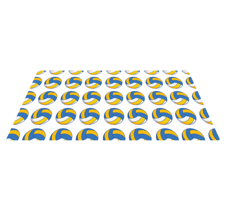 Alfombras vinílicas juvenils pelotas de voleibol - TenVinilo