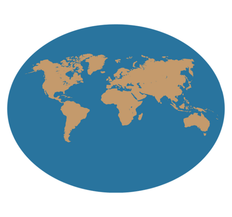 Alfombra de vinilo mapamundi descubrimiento geográfico - TenVinilo