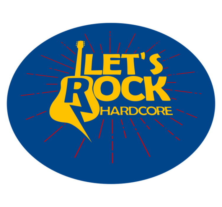 Alfombra vinílica redonda tributo a la guitarra eléctrica - TenVinilo