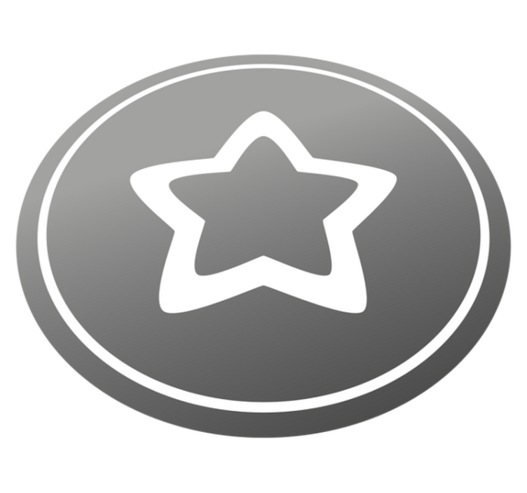 Alfombra vinílica de estrellas motivo gris elegante - TenVinilo