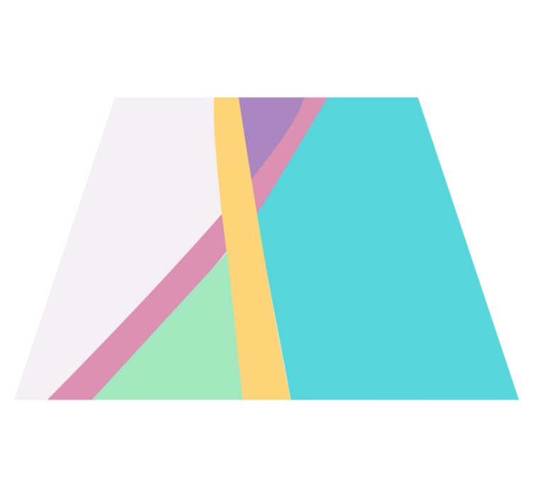 Alfombras vinílicas modernas capas abstractas coloridas - TenVinilo