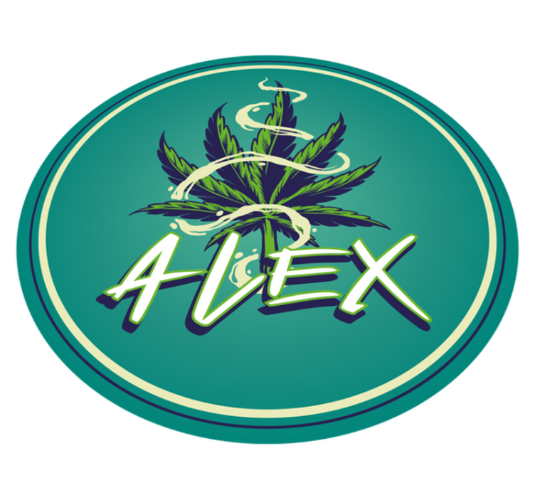 Alfombras vinílicas juvenils círculo de nombres - TenVinilo