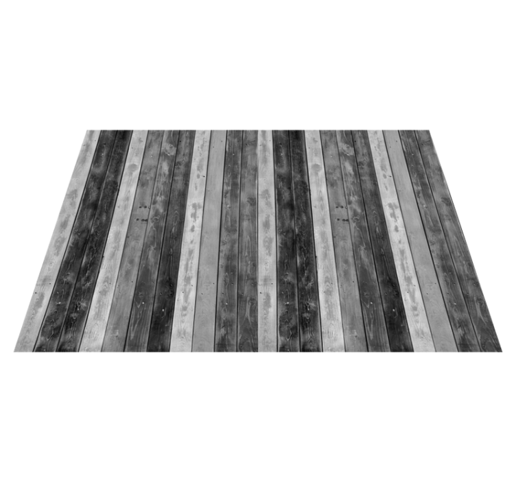 Alfombra vinílica textura madera aspecto gris cálido - TenVinilo