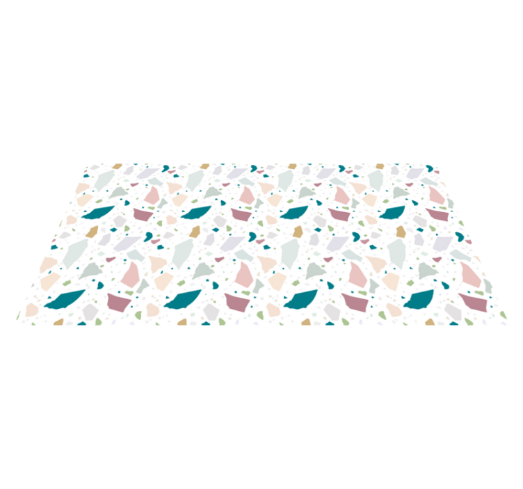 Alfombra de vinilo geométrica figuras conceptuales - TenVinilo