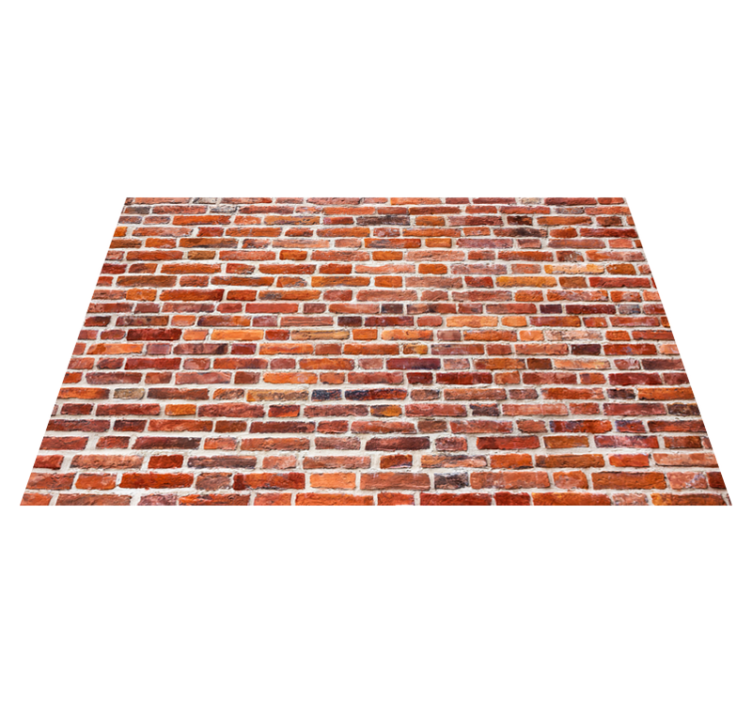 Alfombra vinílica textura piedra aspecto rojo rústico - TenVinilo