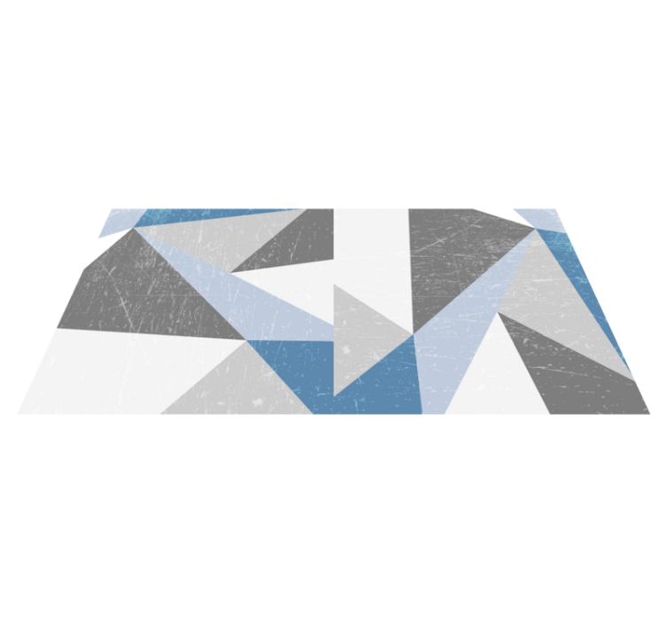 Alfombra de vinilo geométrica patrón de mármol geométrico - TenVinilo