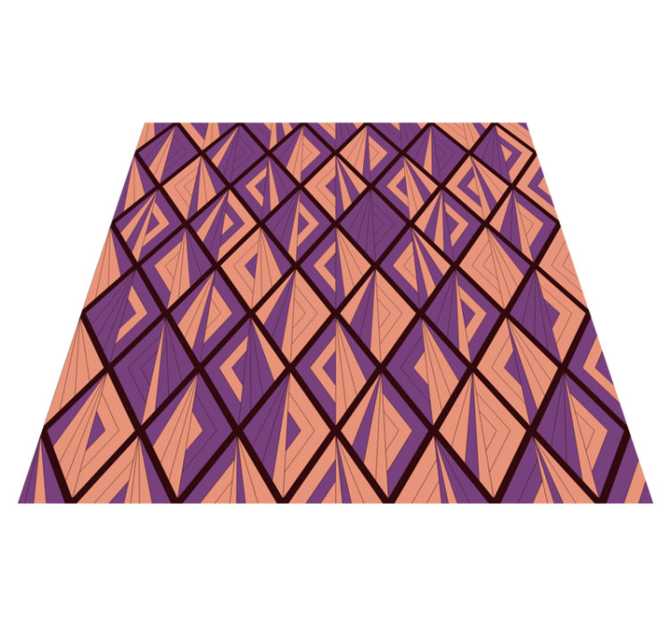 Alfombra de vinilo geométrica armonía patrón geométrico - TenVinilo