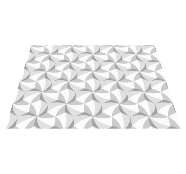 Alfombra de vinilo geométrica patrón de remolino abstracto - TenVinilo