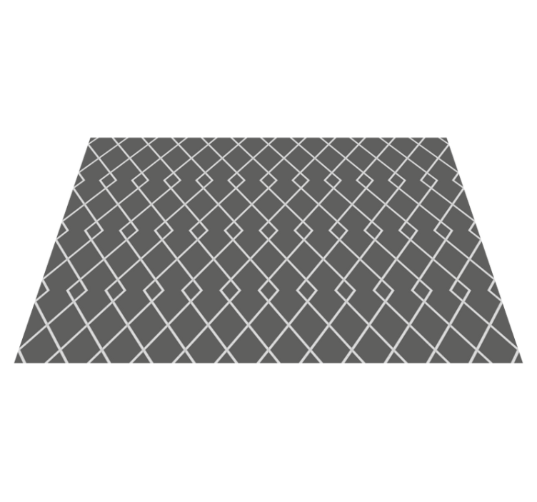 Alfombra de vinilo geométrica elegante arreglo de diamantes - TenVinilo