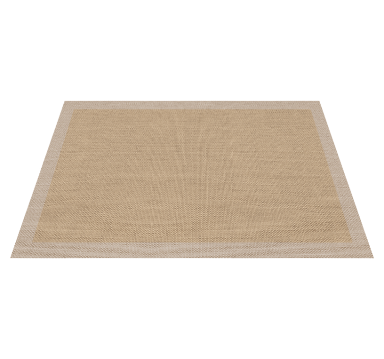 Alfombra minimalista natural beige teplon - TenVinilo