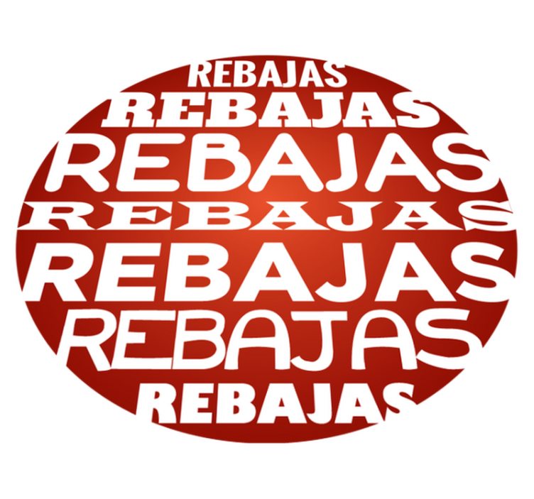 Alfombra de vinilo roja ventas de forma circular - TenVinilo