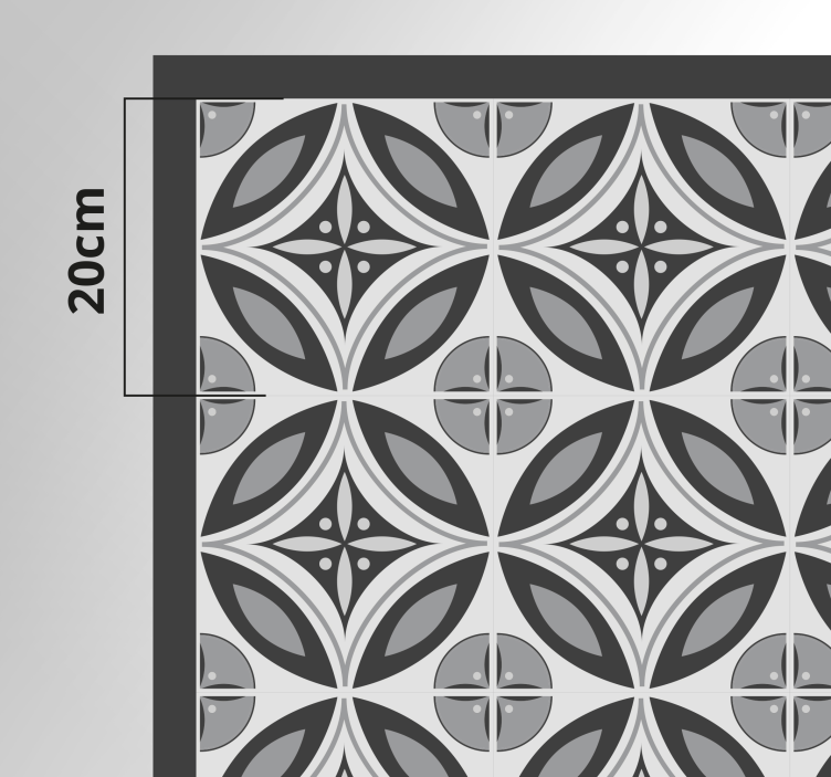 Alfombra vinílica efecto mármol motivo monocromo sofisticado - TenVinilo