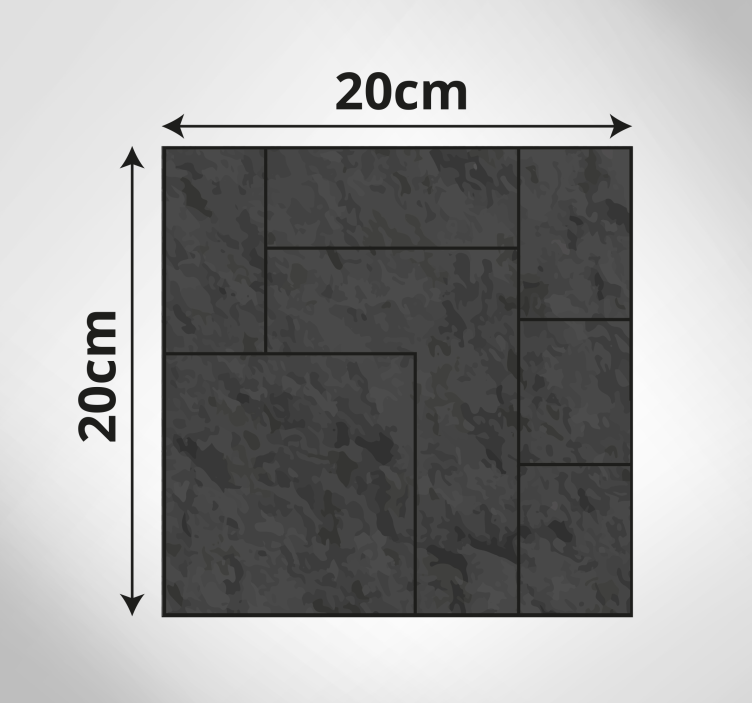 Alfombra vinílica textura piedra superficie negra texturada - TenVinilo