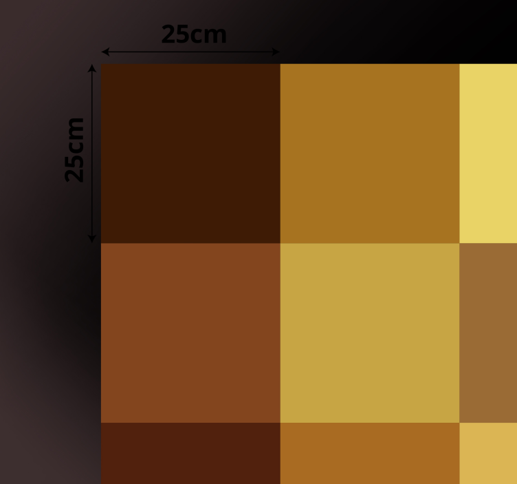 Alfombra de vinilo geométrica patrón de cuadros azules - TenVinilo