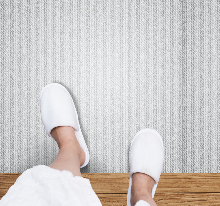 Alfombra vinílica textura Cuerdas grises - TenVinilo