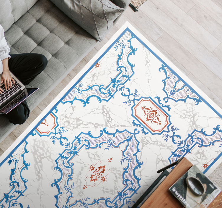 Alfombra vinílica vintage Alfombra camelot - TenVinilo