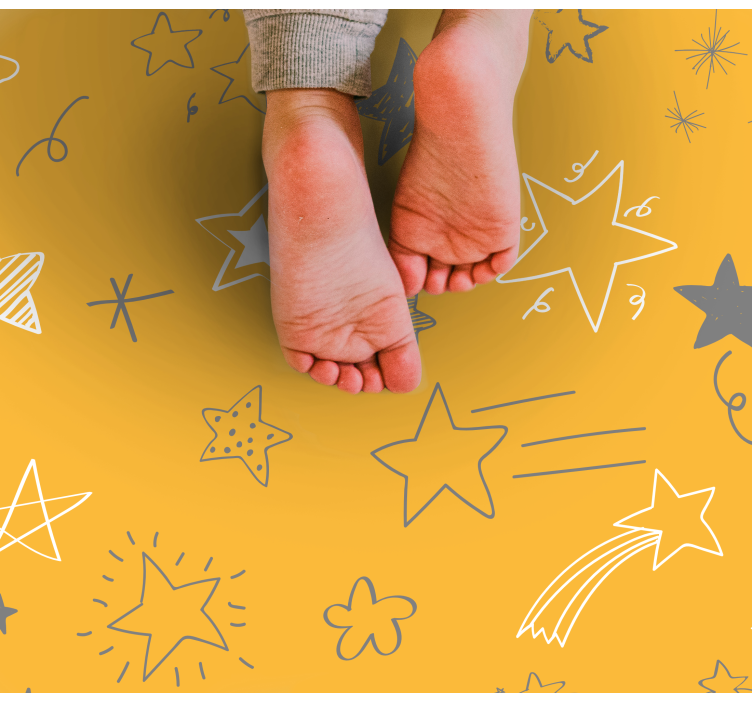 Alfombra vinílica de estrellas patrones de noche estrellada - TenVinilo