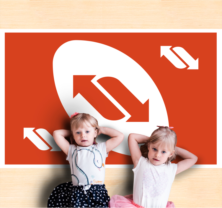 Alfombra vinílica de juegos infantil movimiento direccional - TenVinilo