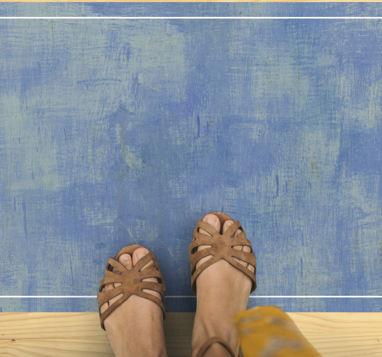 Alfombra vinilo despacho textura piedra azul - TenVinilo