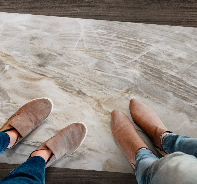 Alfombra vinílica efecto mármol acabado elegante - TenVinilo