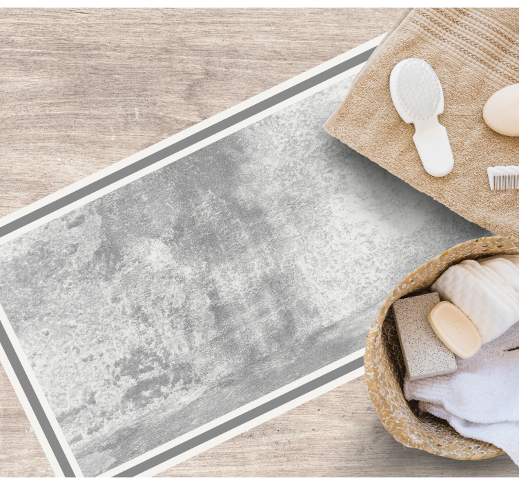 Alfombra vinílica textura piedra color gris desgastado - TenVinilo