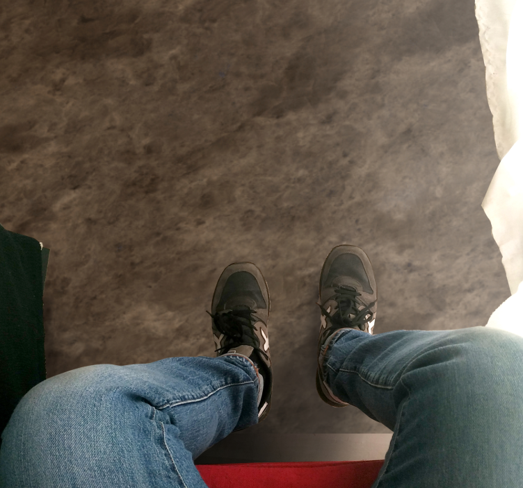 Alfombra vinílica efecto mármol estilo sofisticado marrón - TenVinilo