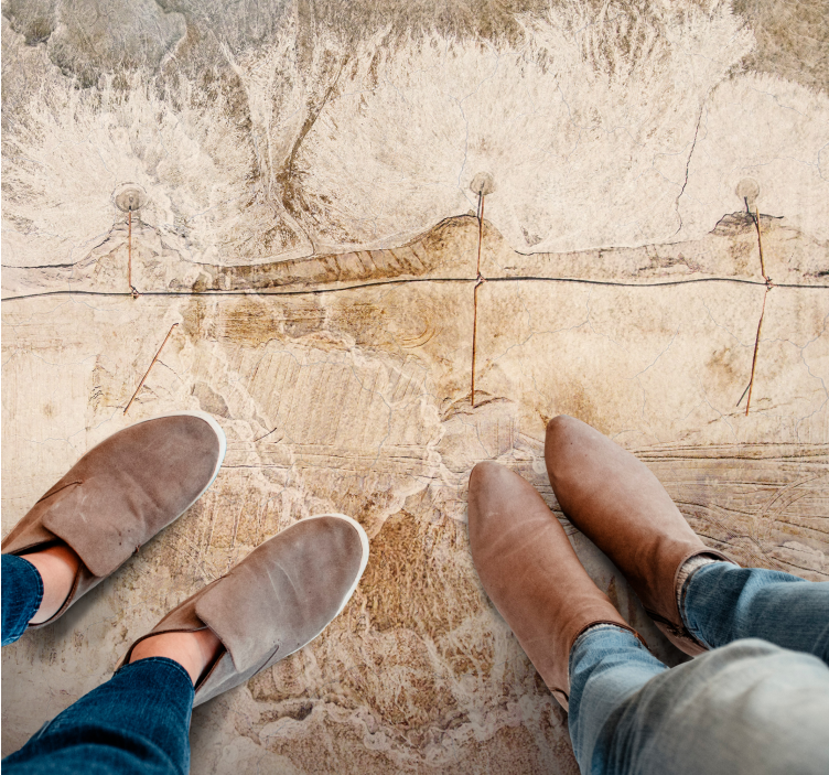 Alfombra vinílica textura piedra textura de piedra natural - TenVinilo