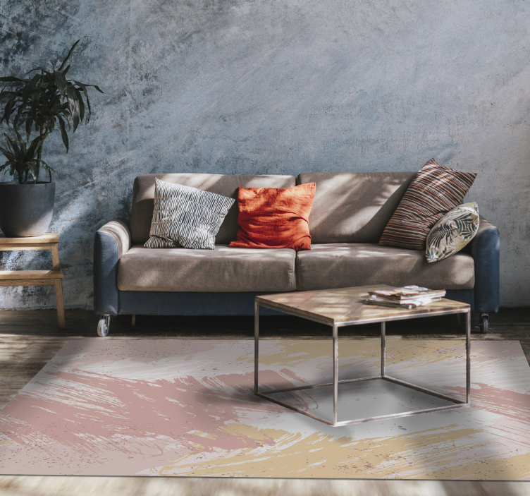 Alfombra vinílica imitación expresión textural abstracta - TenVinilo