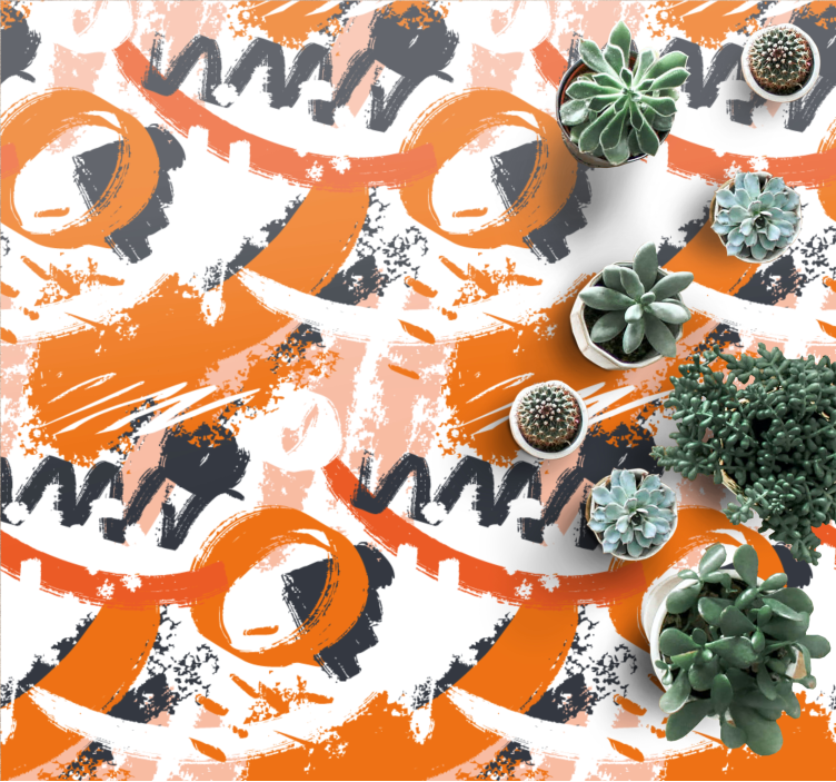 Alfombras vinílicas modernas las formas abstractas estallan - TenVinilo