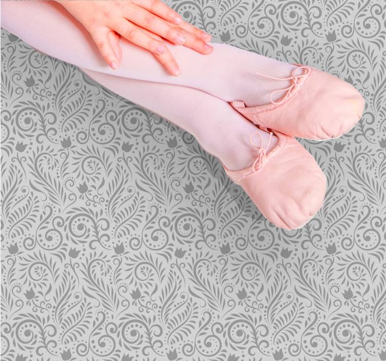 Alfombras vinílicas modernas sofisticado motivo botánico - TenVinilo