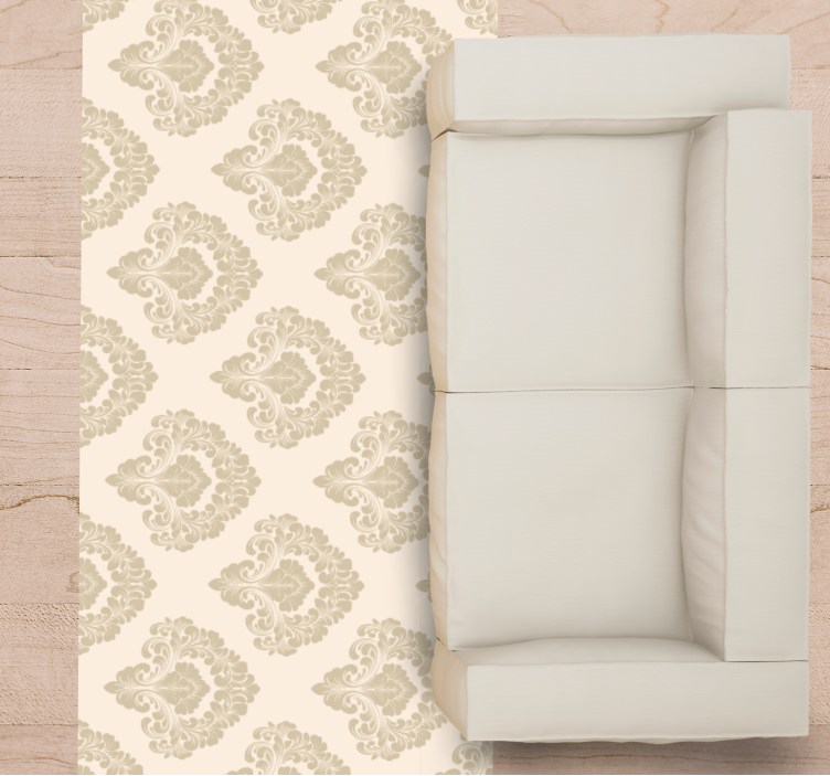 Alfombras vinílicas modernas patrón adornado clásico - TenVinilo