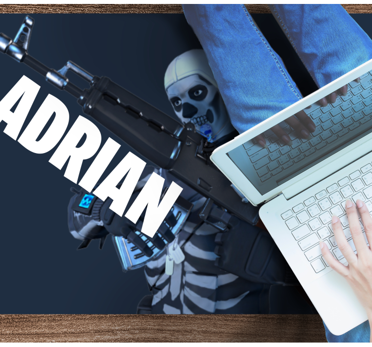 Alfombras vinílicas juveniles esqueleto de juego - TenVinilo