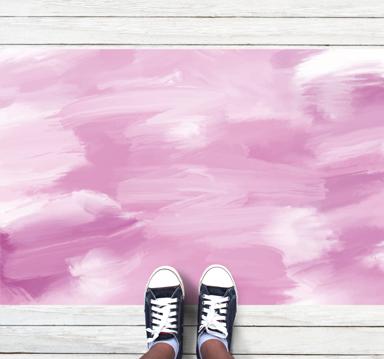 Alfombra vinílica textura tonos rosa suaves - TenVinilo