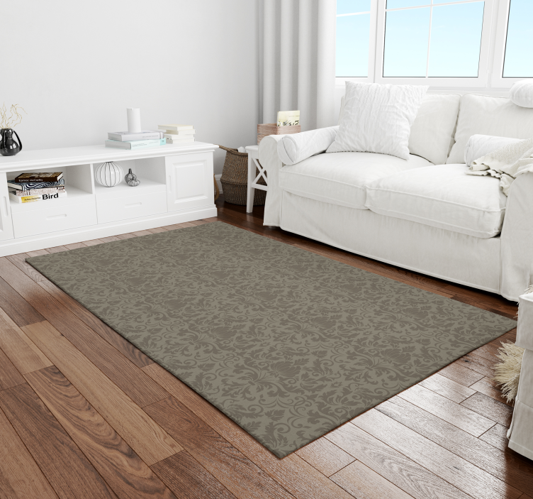 Alfombra de vinilo vintage elegante patrón barroco - TenVinilo